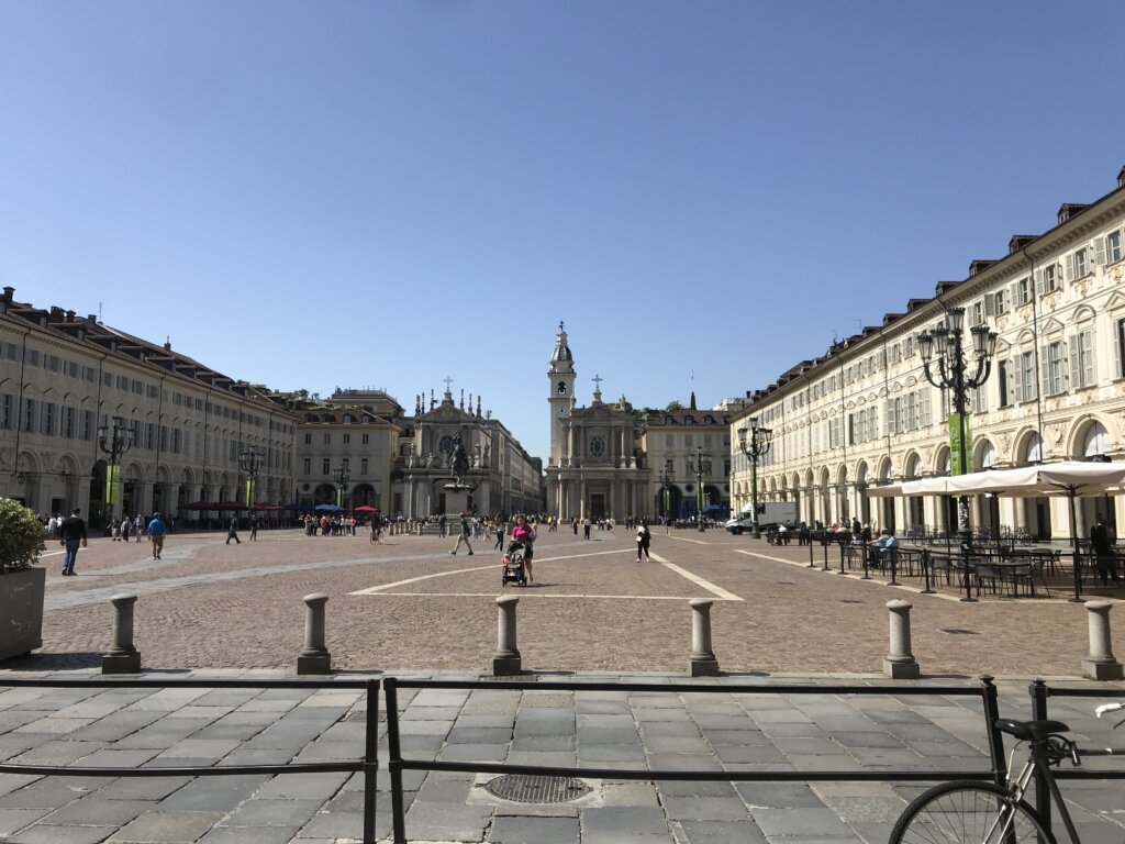 Piazza San Carlo von der Via Roma aus