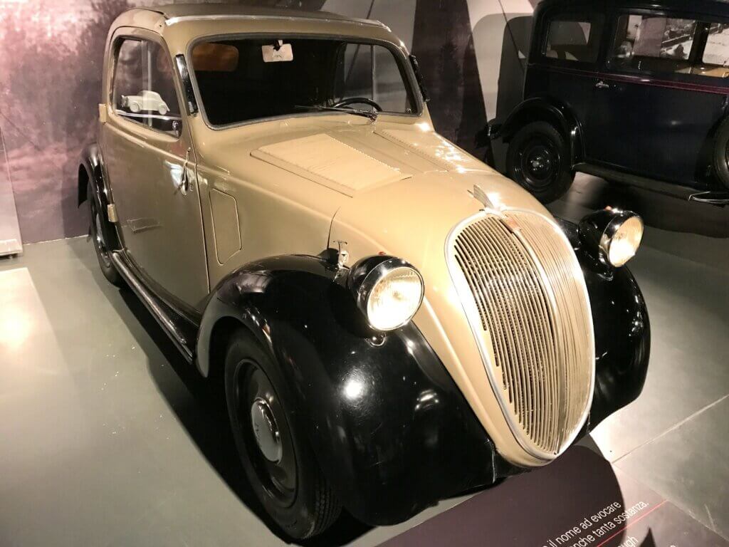 Historischer Fiat Topolino, Automuseum Turin
