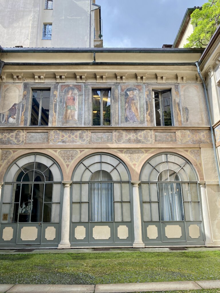Palazzo Scaglia Innenhof
